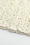 SWAYING/KNIT wool hollow pullover SW23AW1T46 white